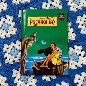 90s vintage Disney Pocahontas book — Grolier book club edition.